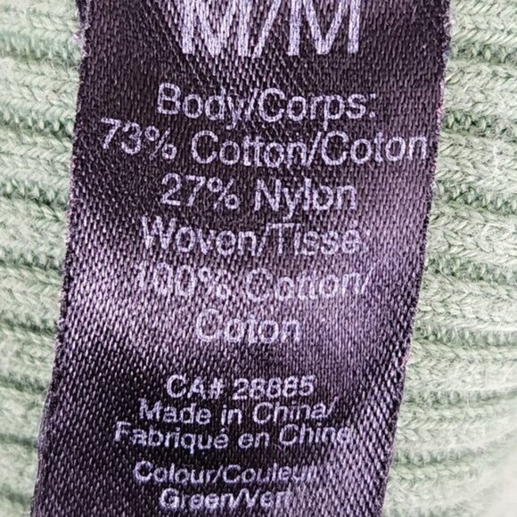 George Green Ribbed Knit Cleavage Cover Y2K Fitted Top - Picture 6 of 6